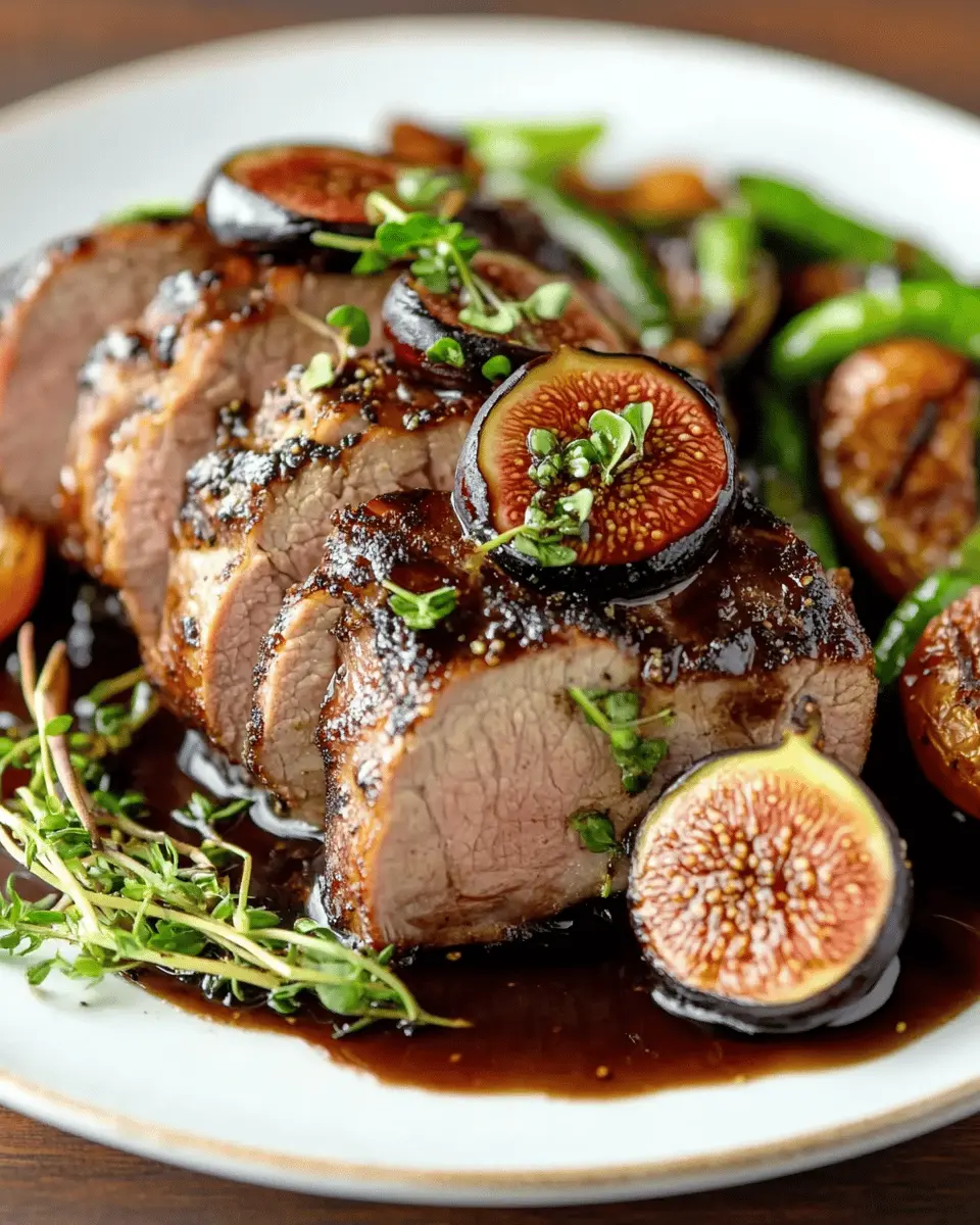 Balsamic Fig Pork Tenderloin: Juicy Flavorful Dinner Delight