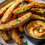 Chipotle Aioli Avocado Fries – Air Fryer Keto Crispy First Image First Image