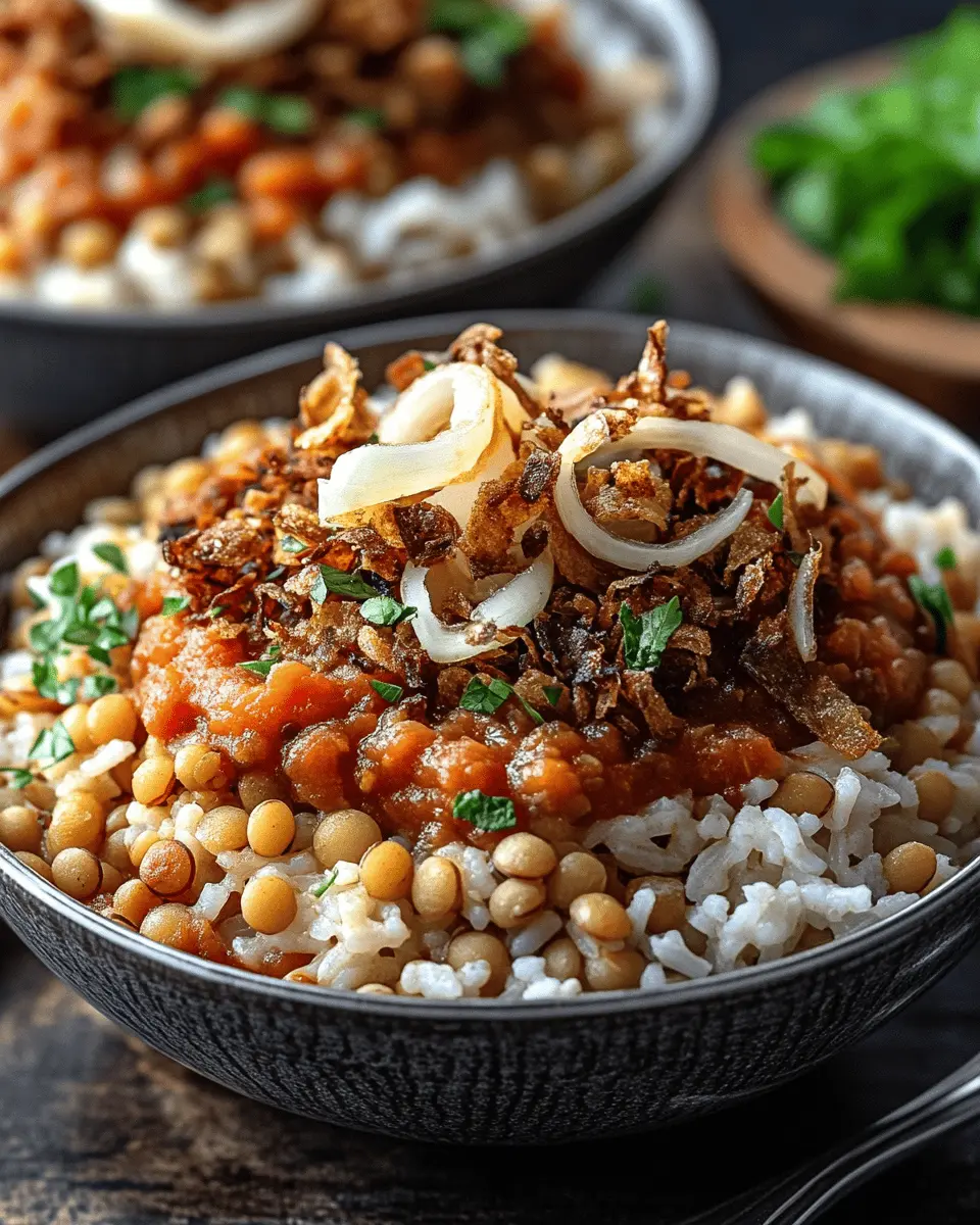 Egyptian Koshari Bowls: The Best Comfort Food You’ll Love