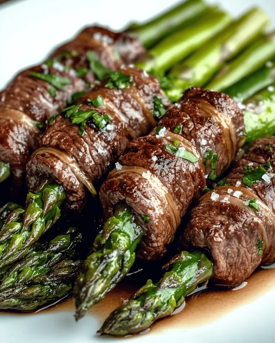 Beef-Wrapped Asparagus Bundles: Juicy Flavor in Every Bite