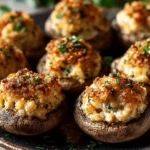 Crab-Stuffed Mushrooms First Image First Image