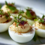 Hard-Boiled Quail Eggs Stuffed with Tallow First Image First Image