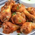 Chicken Drumsticks with Crispy Skin & Butter Sauce First Image First Image