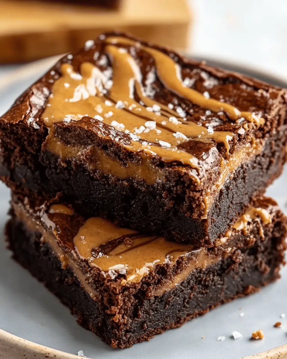 Peanut Butter Miso Brownies First Image First Image
