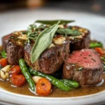 Elk Medallions in Sage Butter Sauce First Image First Image