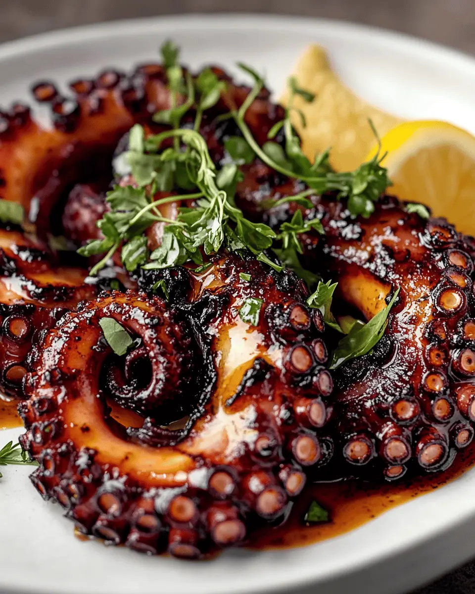 Grilled Octopus Tentacles in Smoky Butter You’ll Crave More