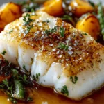 Butter-Poached Cod with Crispy Edges First Image First Image