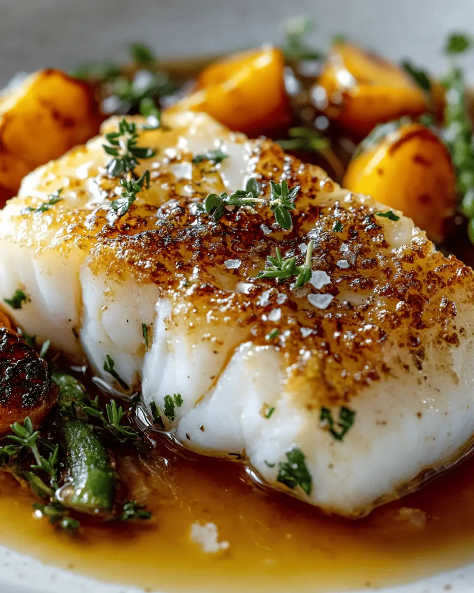 Butter-Poached Cod with Crispy Edges First Image First Image