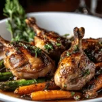 Quail in Garlic-Infused Beef Drippings First Image First Image