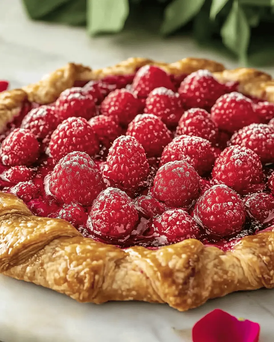 Raspberry Rose Galette First Image First Image