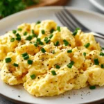 Creamy Scrambled Eggs with Cream Cheese First Image First Image