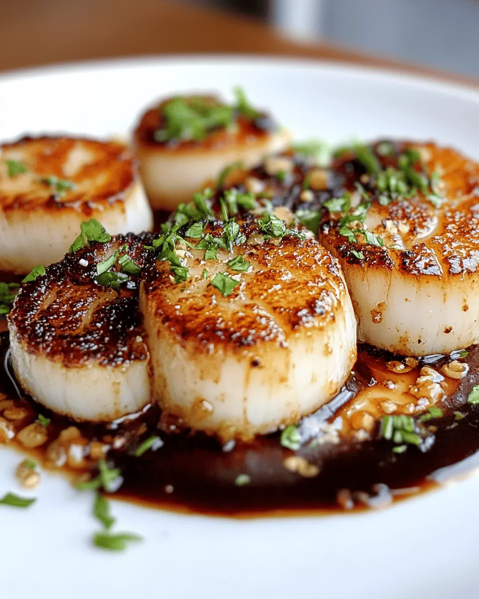 Pan-Seared Scallops in Duck Fat First Image First Image
