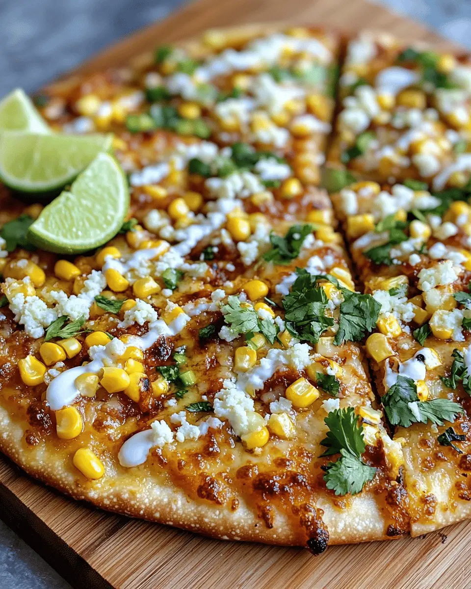 Elote Pizza: The Best Twist on a Cheesy Classic!
