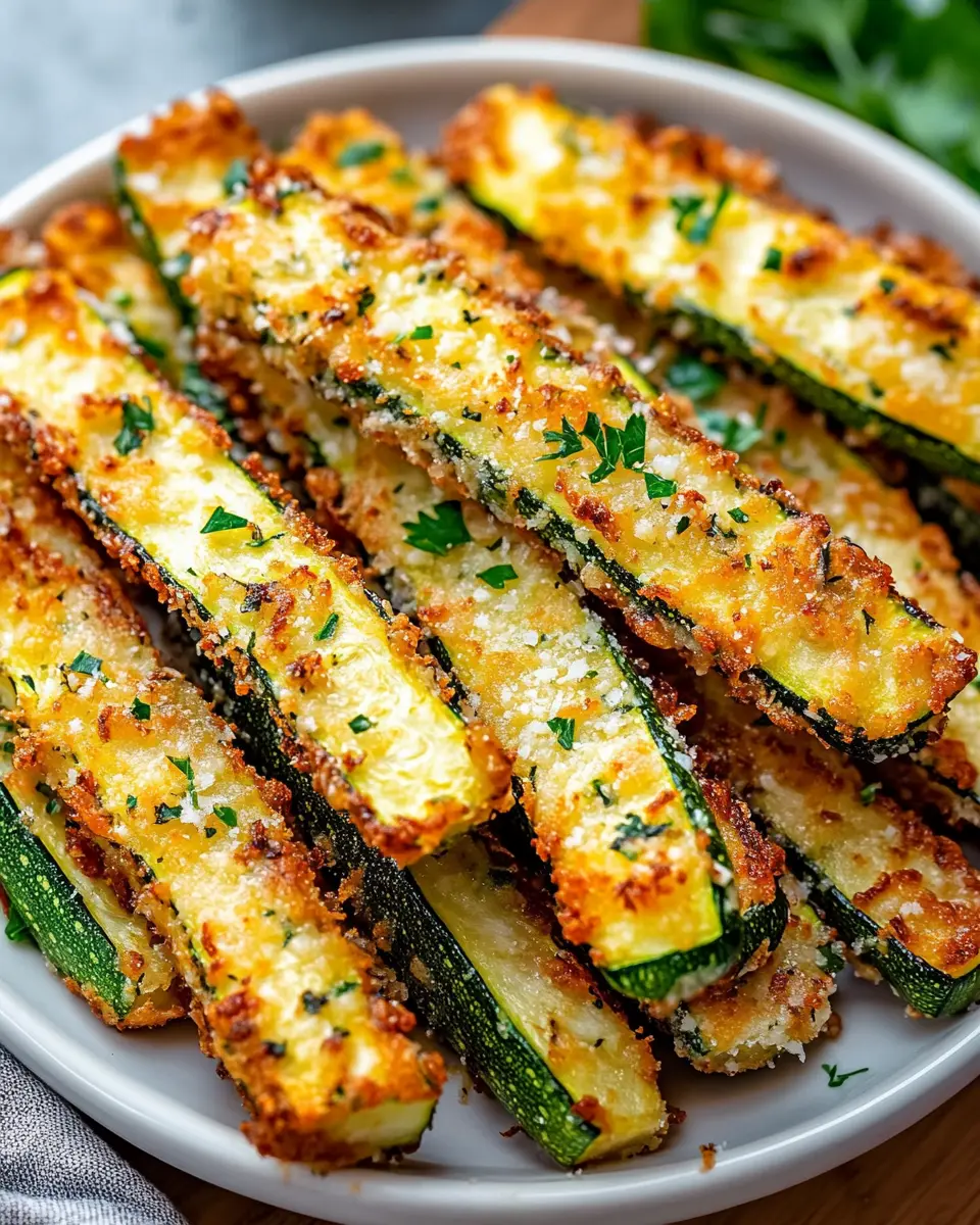 Parmesan Zucchini Fries – Irresistibly Crispy & Keto-Friendly