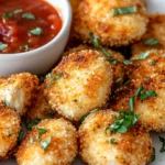 Air Fryer Keto Chicken Parmesan Bites (Almond-Crusted) First Image First Image