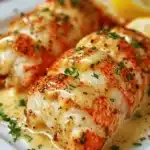 Lobster Tails in Garlic Parmesan Butter First Image First Image