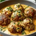 Spicy Keto Meatballs in Cream Sauce First Image First Image