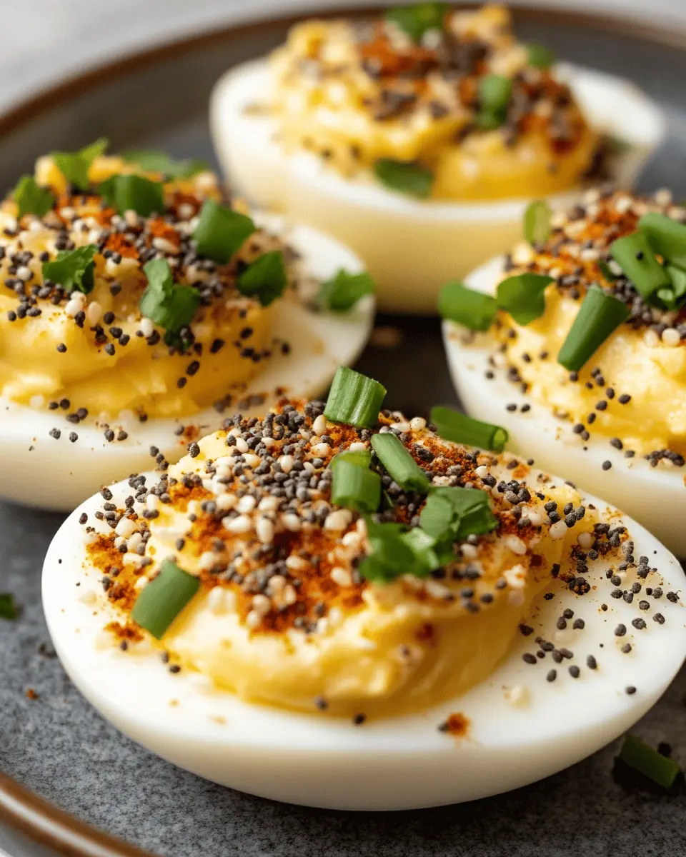 Everything Bagel Keto Deviled Eggs: Irresistibly Low-Carb Delights