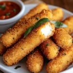Keto Mozzarella Sticks (Almond Flour Coating First Image First Image