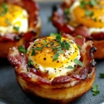 Bacon & Egg Breakfast Cups First Image First Image