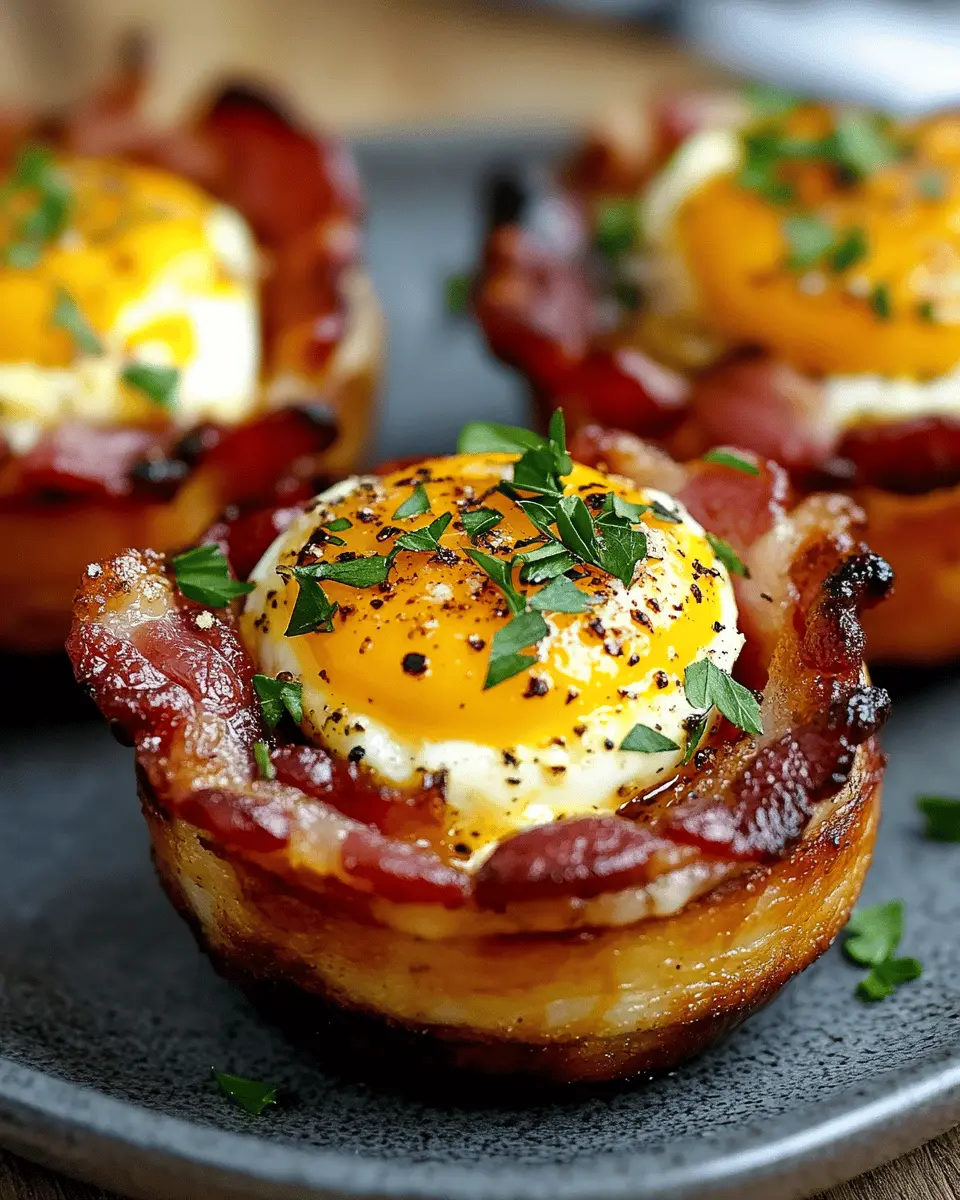 Bacon & Egg Breakfast Cups First Image First Image