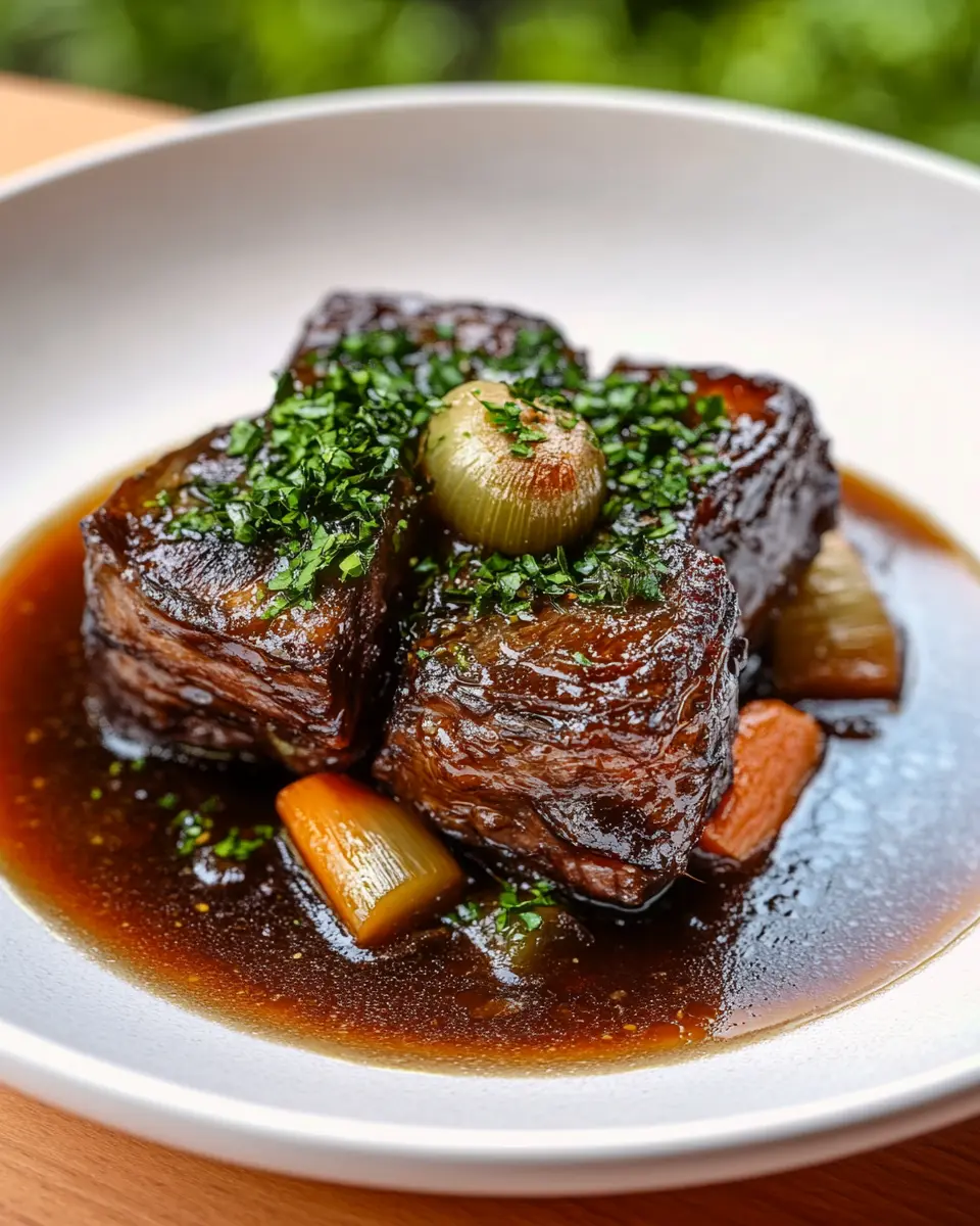 Beef Cheeks Braised in Bone Broth and Butter First Image First Image