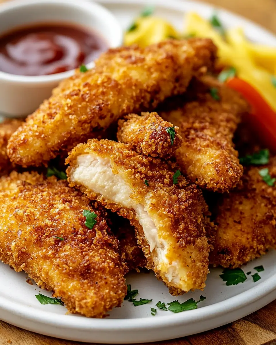 Pork Rind–Crusted Keto Chicken Tenders: Crispy & Guilt-Free!
