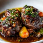 Slow-Cooked Oxtail in Bone Broth Reduction First Image First Image