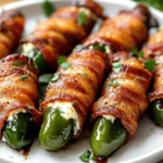 Bacon-Wrapped Cream Cheese Jalapeños First Image First Image
