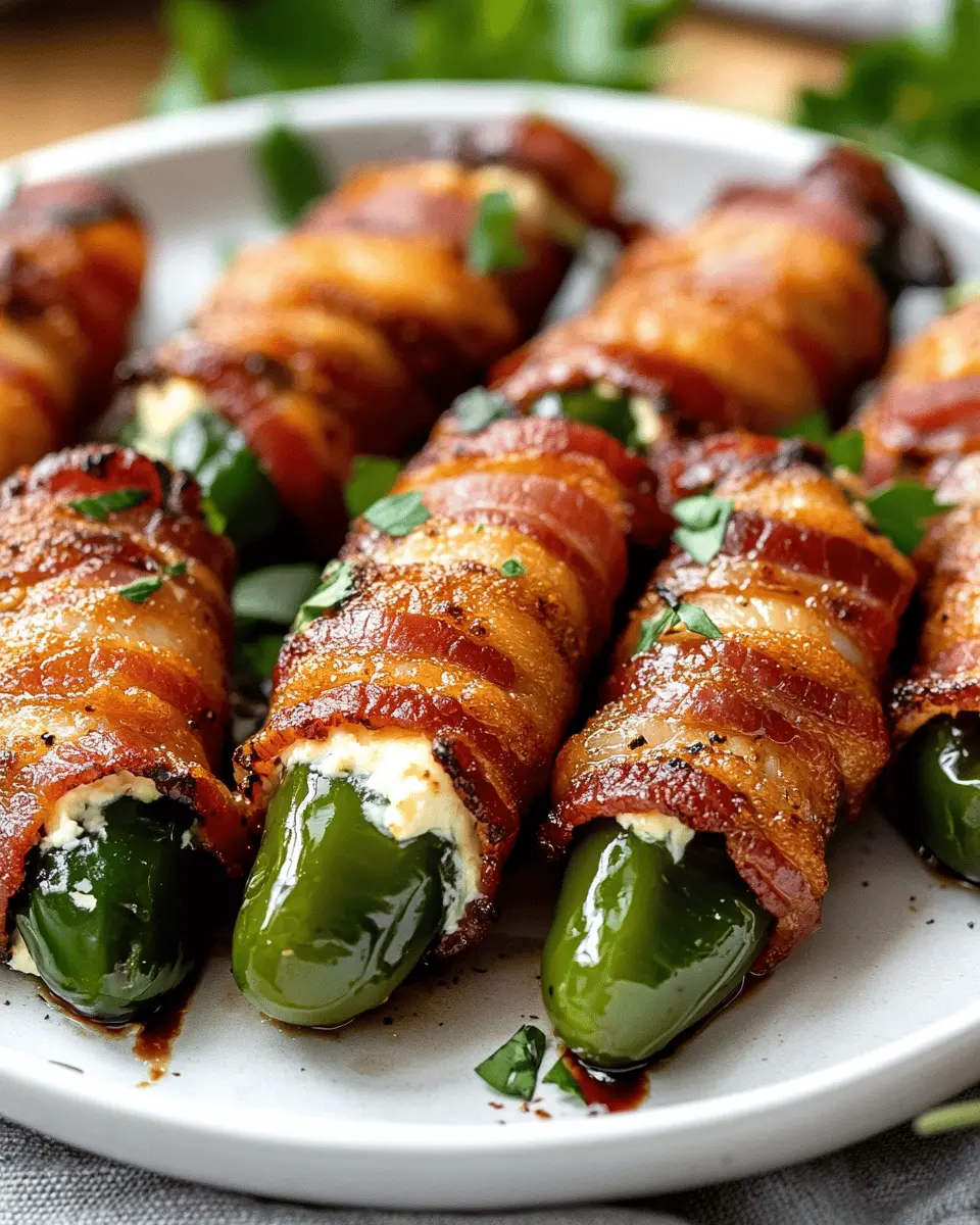 Bacon-Wrapped Cream Cheese Jalapeños First Image First Image