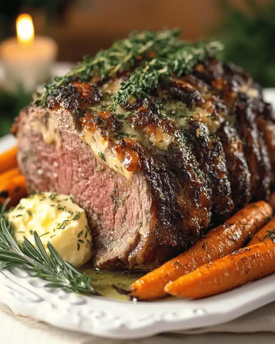 Wild Boar Crown Roast with Herb Butter First Image First Image