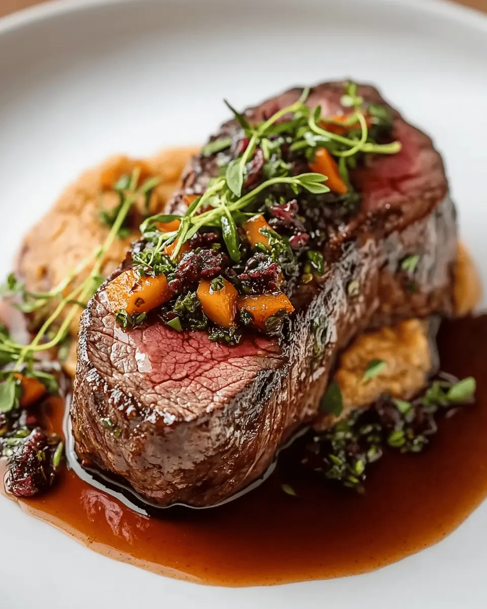 Venison Tenderloin with Butter-Herb Glaze First Image First Image