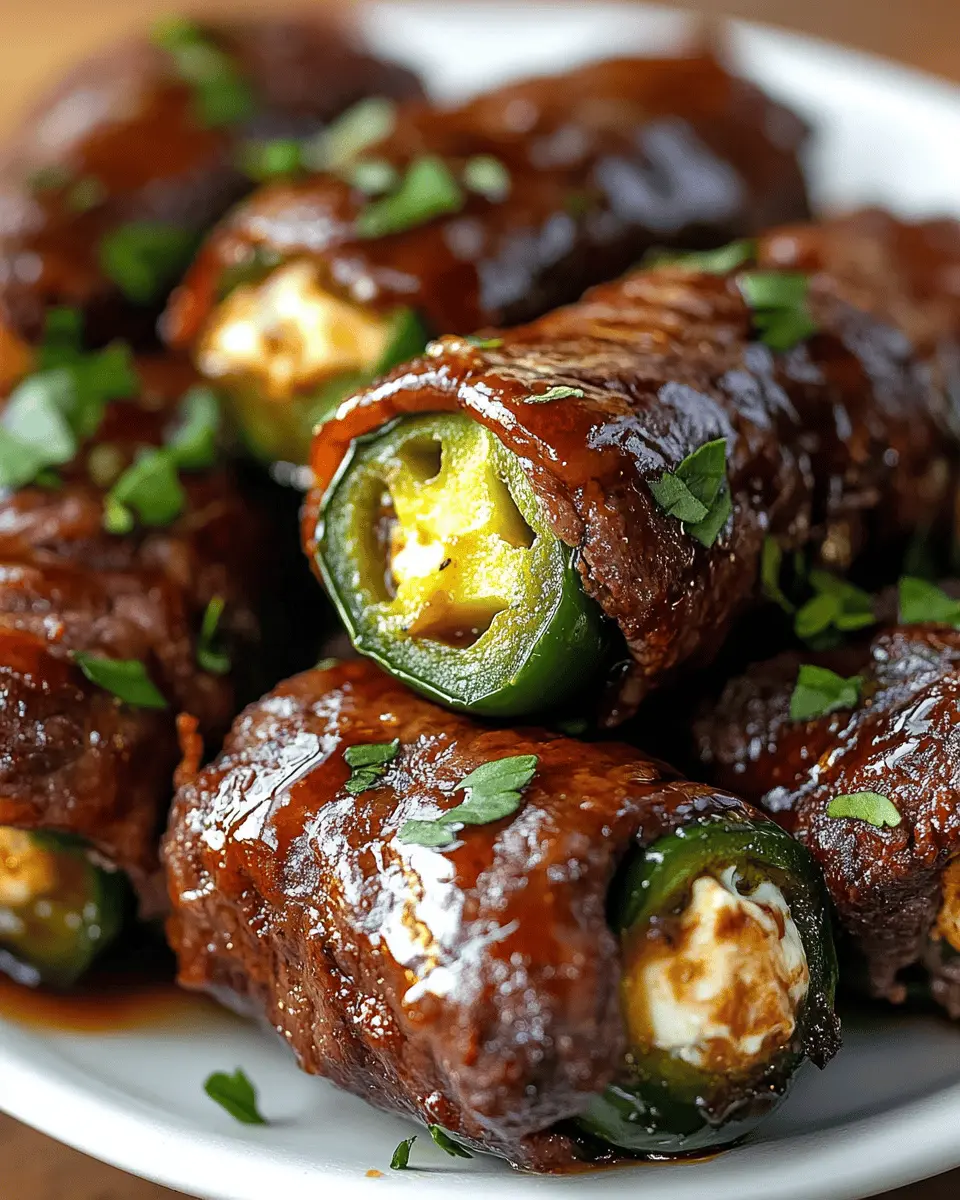 Beef Wrapped Cream Cheese Jalapeños: Easy, Irresistible Bites