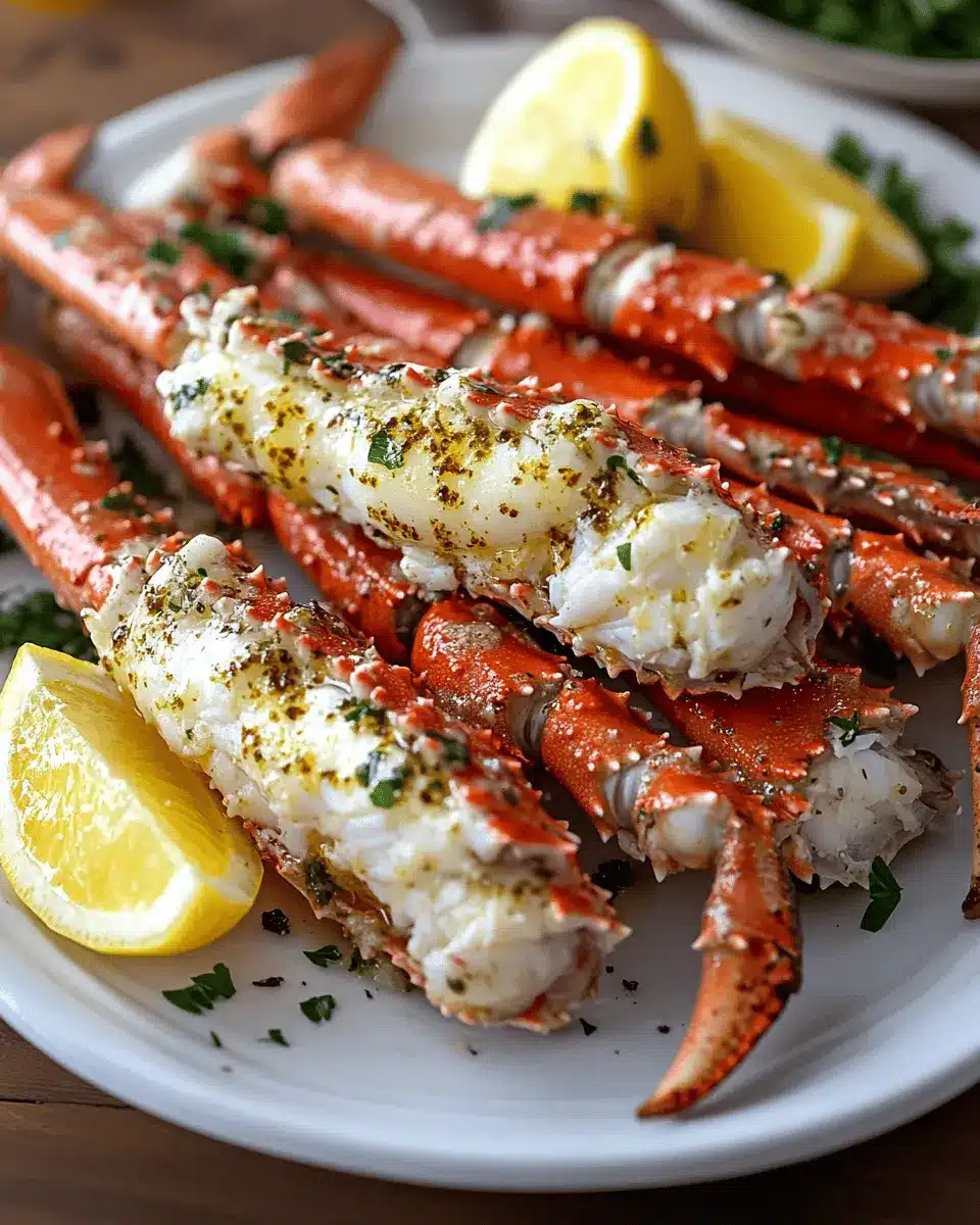 King Crab Legs with Beef Dripping Butter: Irresistibly Indulgent!
