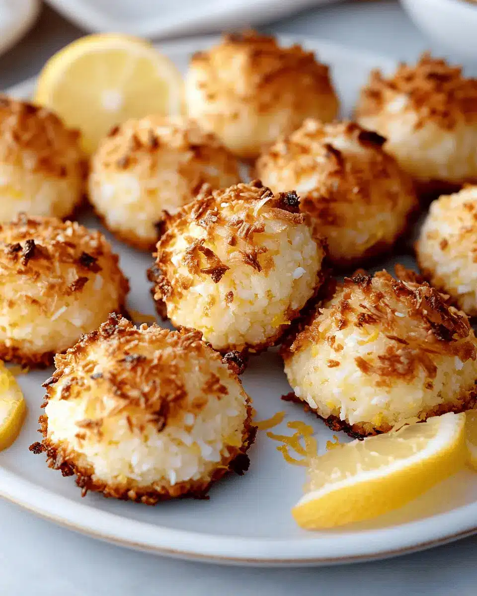 Lemon Coconut Macaroon Fat Bombs: The Best Keto Treat Ever