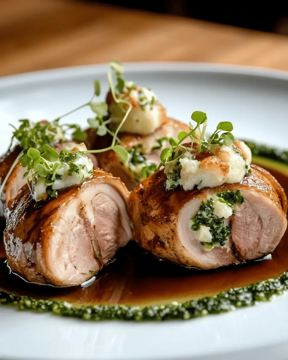 Rabbit Loin with Creamy Tallow Reduction First Image First Image