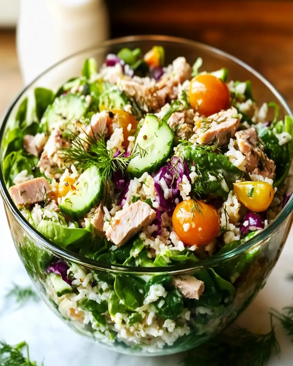 Healthy Winter Rice and Tuna Salad That’s Absolutely Irresistible