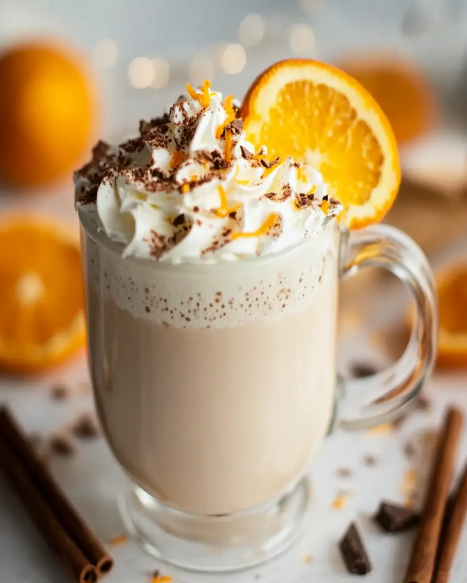 White chocolate orange hot cocoa First Image First Image