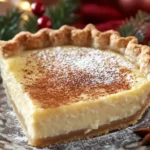 Christmas Eve Cinnamon-Vanilla Custard Pie First Image First Image