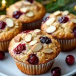 Christmas Cranberry-Orange Almond Flour Muffins First Image First Image