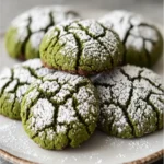 Soft Matcha Chocolate Crinkle Cookies First Image First Image