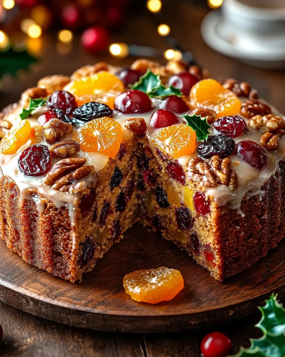Classic Christmas Fruitcake Recipe: Irresistibly Moist Delight
