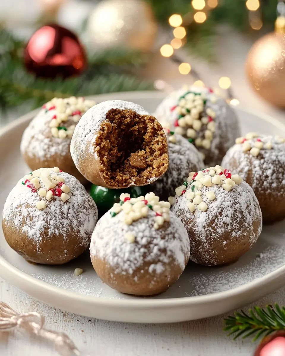 Gingerbread Truffles: Indulgent Bites for Cozy Celebrations