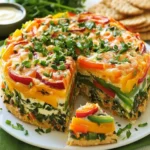 Cheddar-Veggie Appetizer Torte First Image First Image