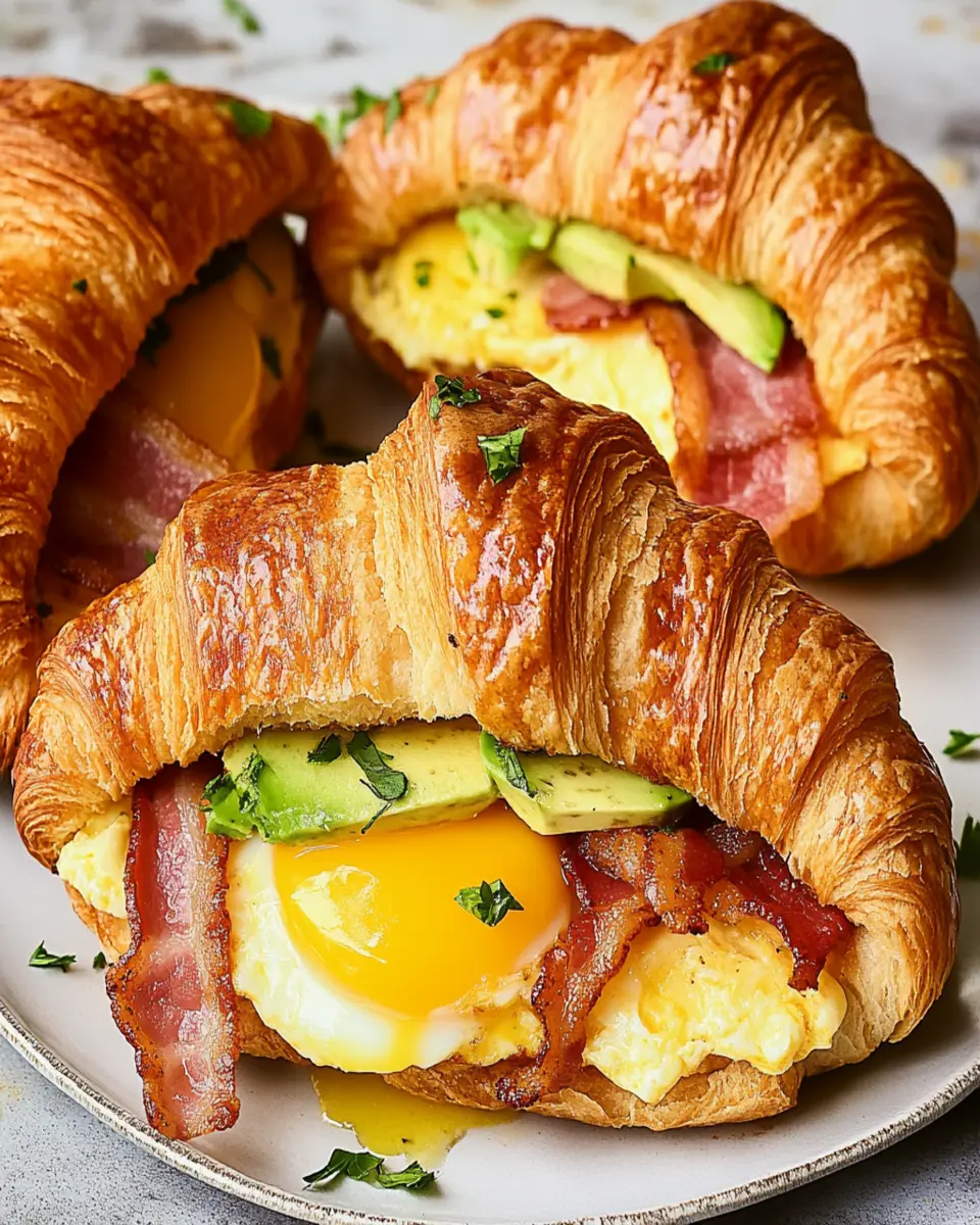 Croissant Breakfast Sandwich: Indulgent Morning Bliss Awaits