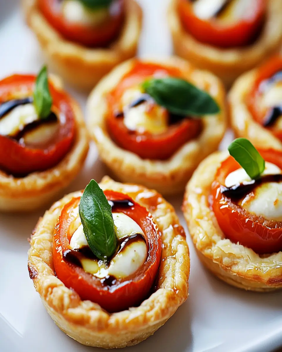 Mini Tomato and Mozzarella Tarts: Irresistibly Easy Treats!
