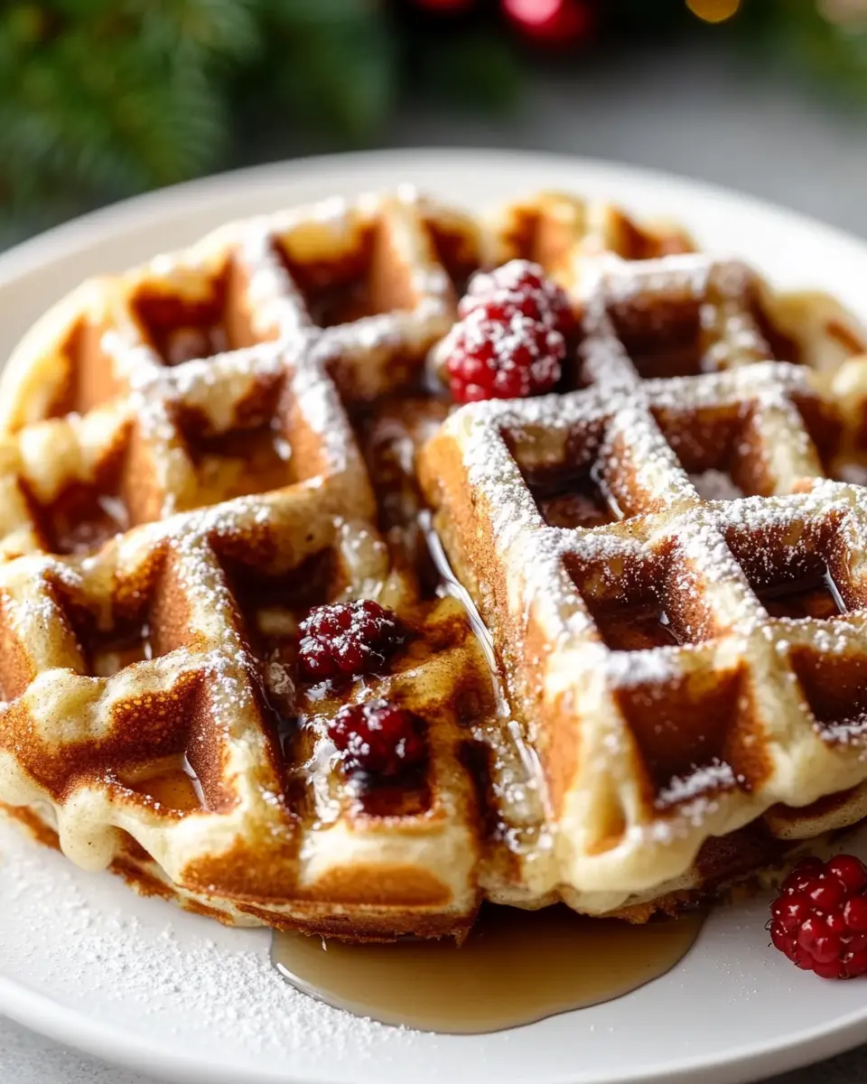 Christmas Cinnamon Vanilla Keto Waffles: A Deliciously Guilt-Free Treat