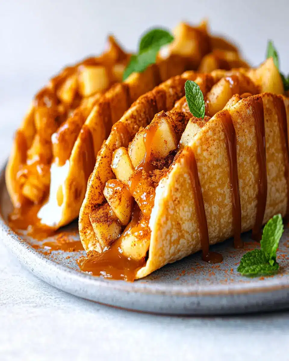 Apple pie cheesecake tacos First Image First Image