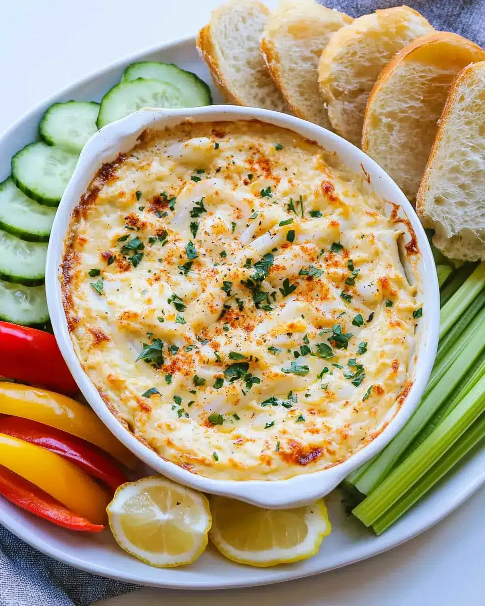Winter Wonderland Hot Crab Dip First Image First Image