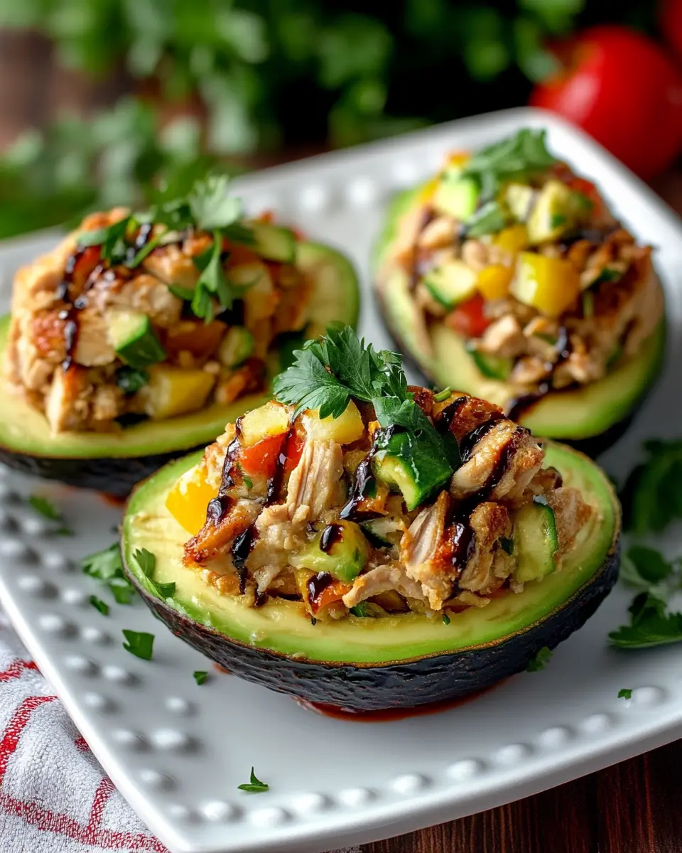 Christmas Herb-Roasted Turkey-Stuffed Avocados First Image First Image